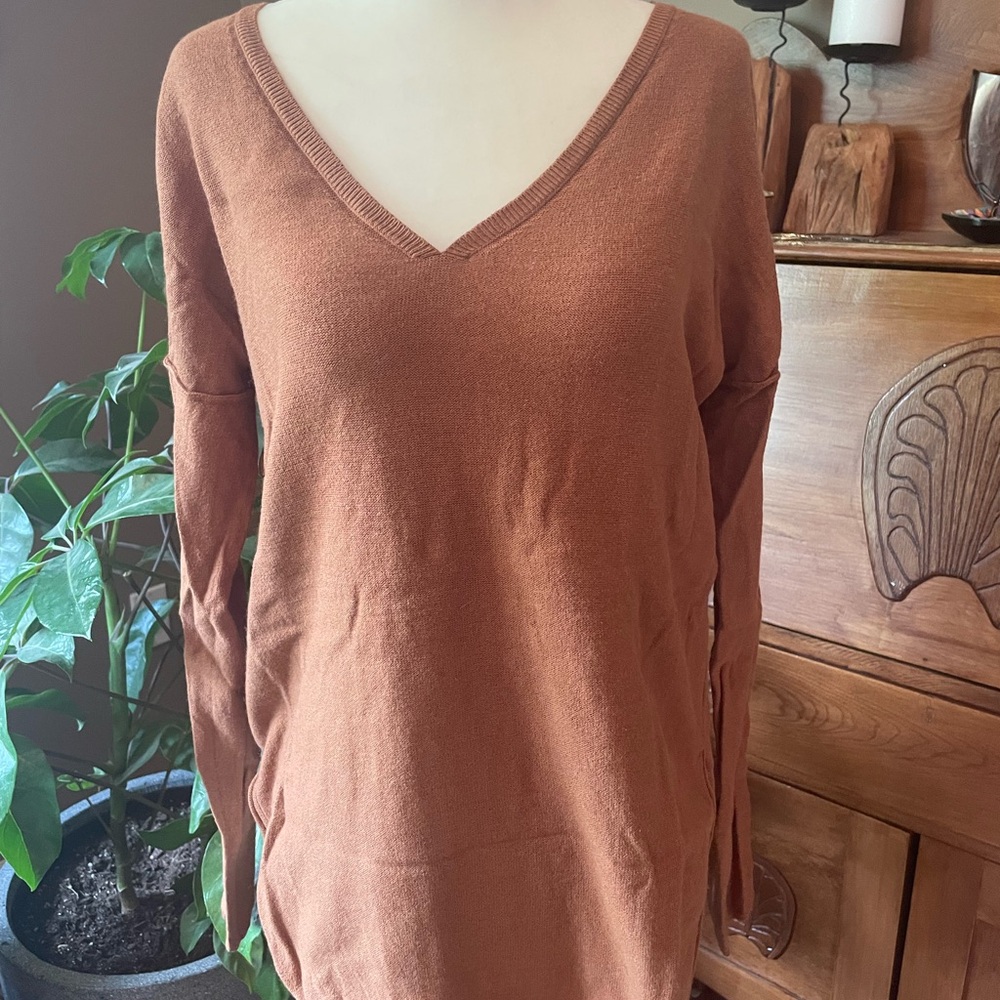 Part Two Women's V-Neck Sweater - Brown